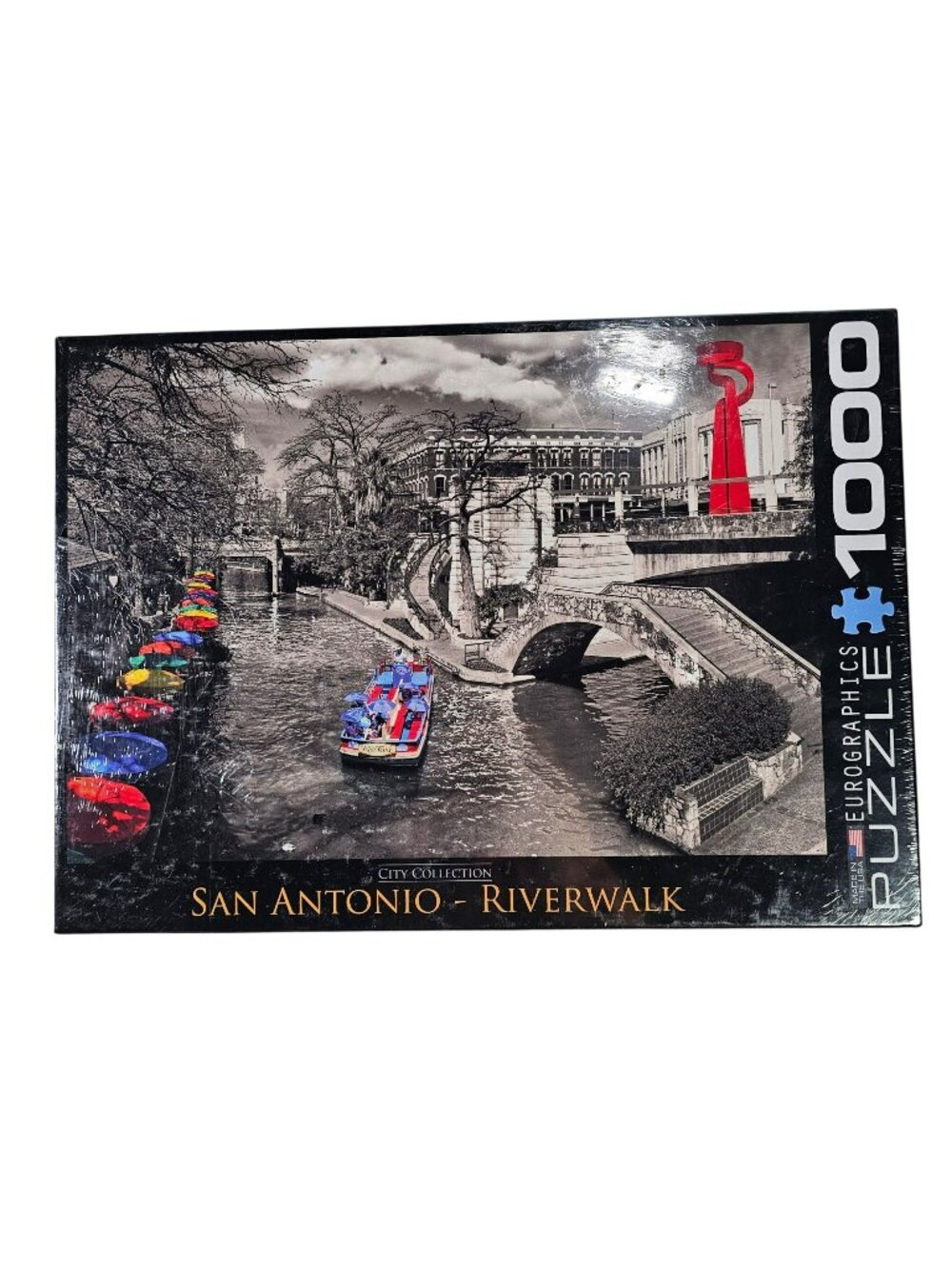 Eurographics San Antonio Riverwalk 1000pc Jigsaw Puzzle City Collection 19x26"